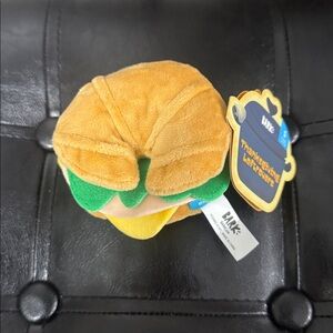 New Barkbox Thanksgiving Leftovers Small Dog Plush Stuffed Crinkle Squeaky Toy